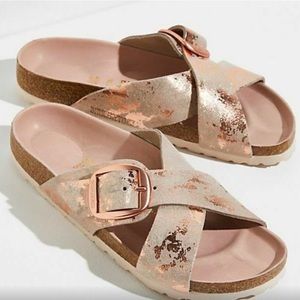 Birkenstock With Gold speckled